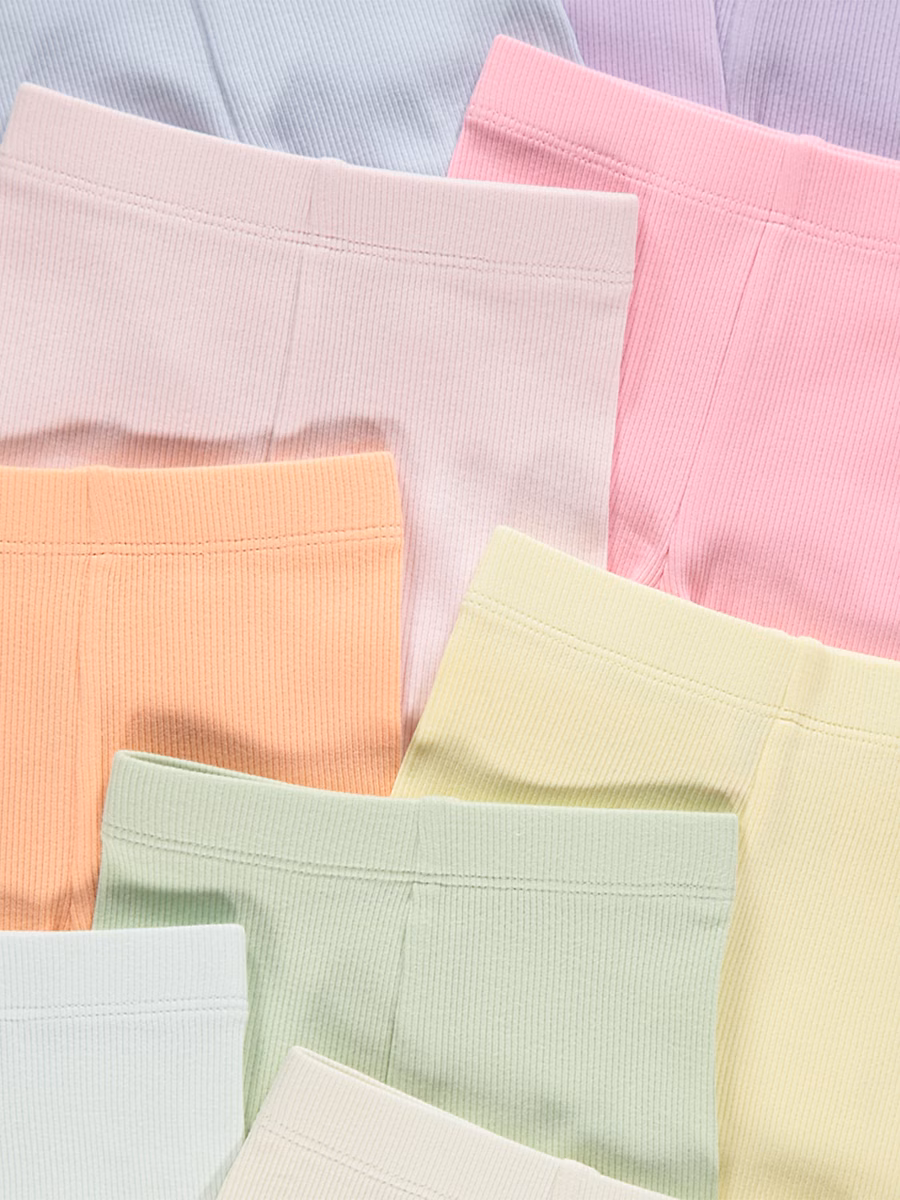 Lettuce Edge Ribbed Shorts 10 Pack detail 1