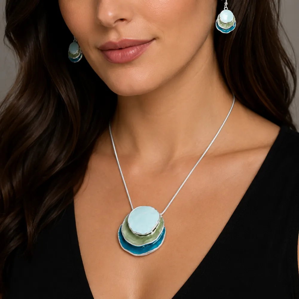 Elegant Necklace Earrings Set