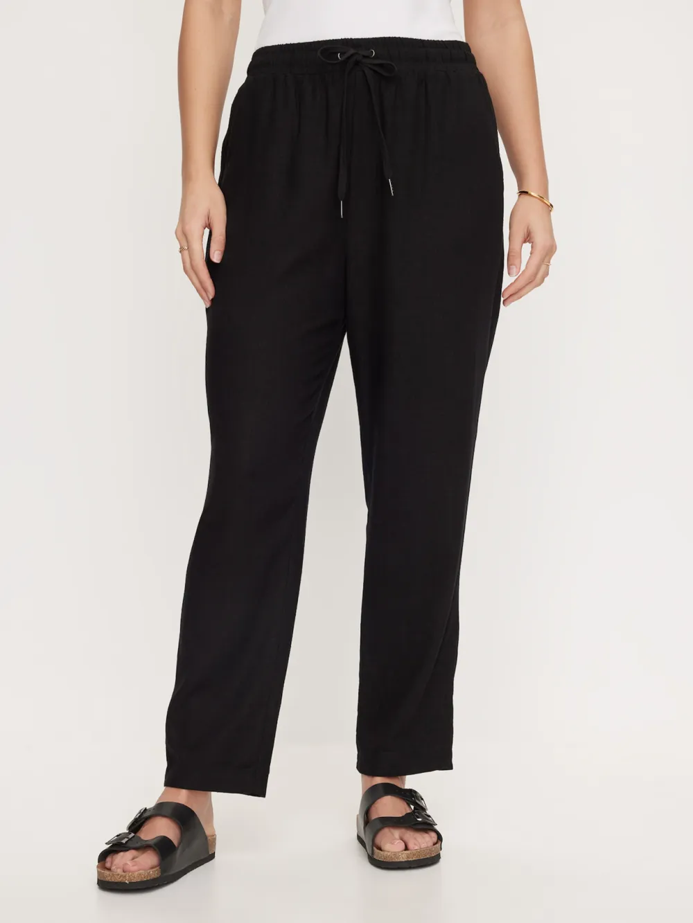 Breathable Linen Wide-Leg Pants