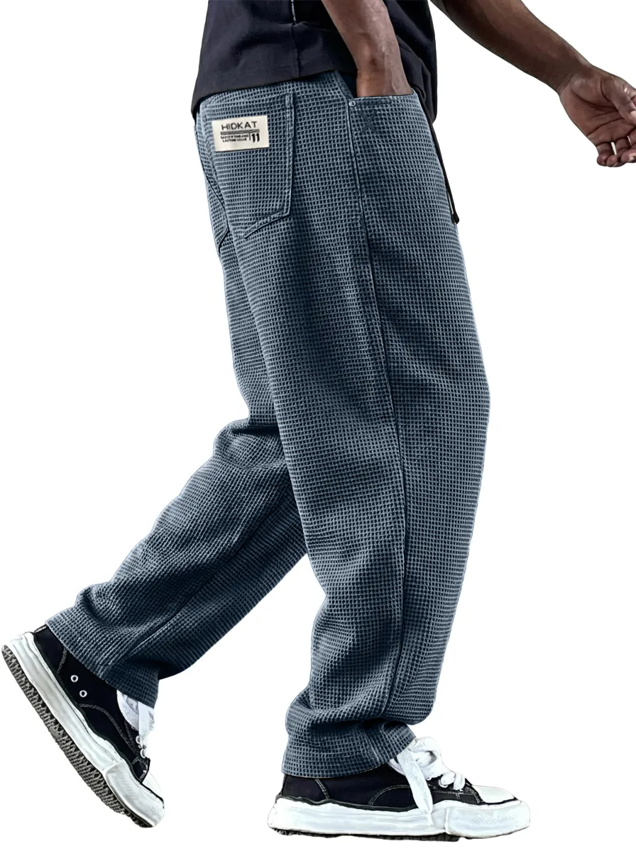 Comfort Fit Textured Knit Utility Pocket Trousers