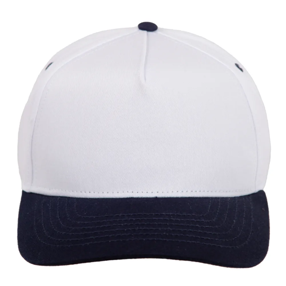 Classic Two Tone Five Panel Cap