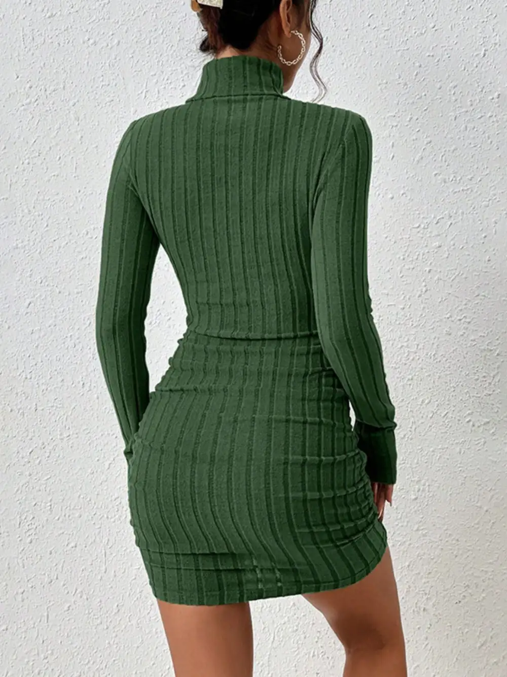 Ribbed Mini Dress