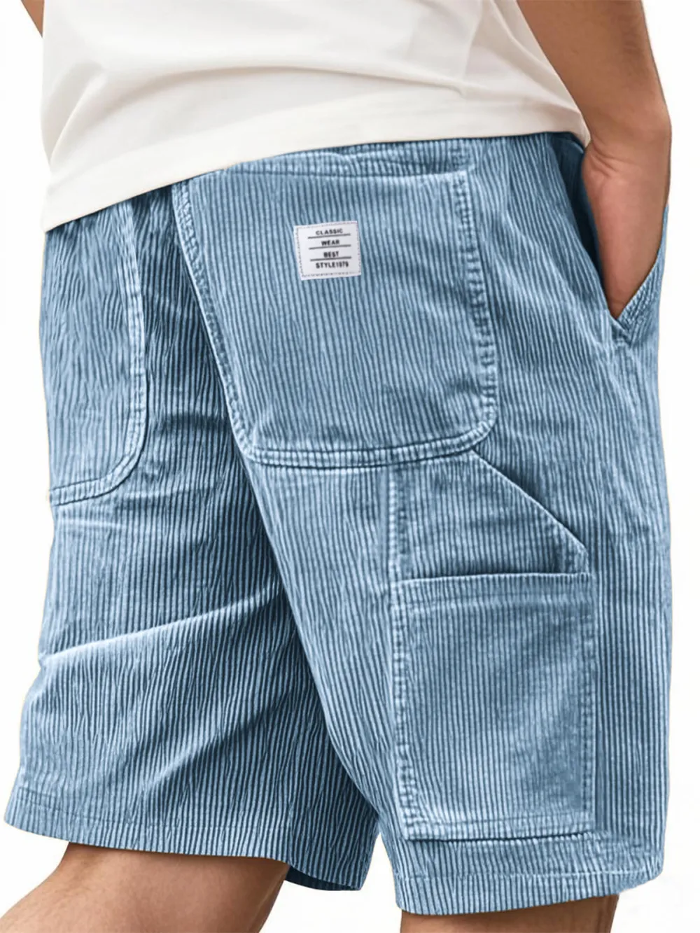 Corduroy Utility Pocket Shorts