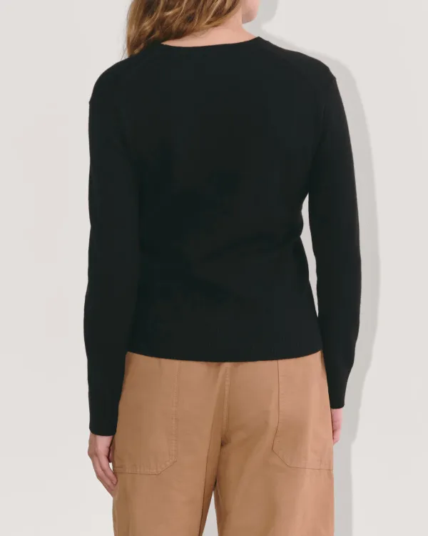 The Black Classic Crew in Cashmere