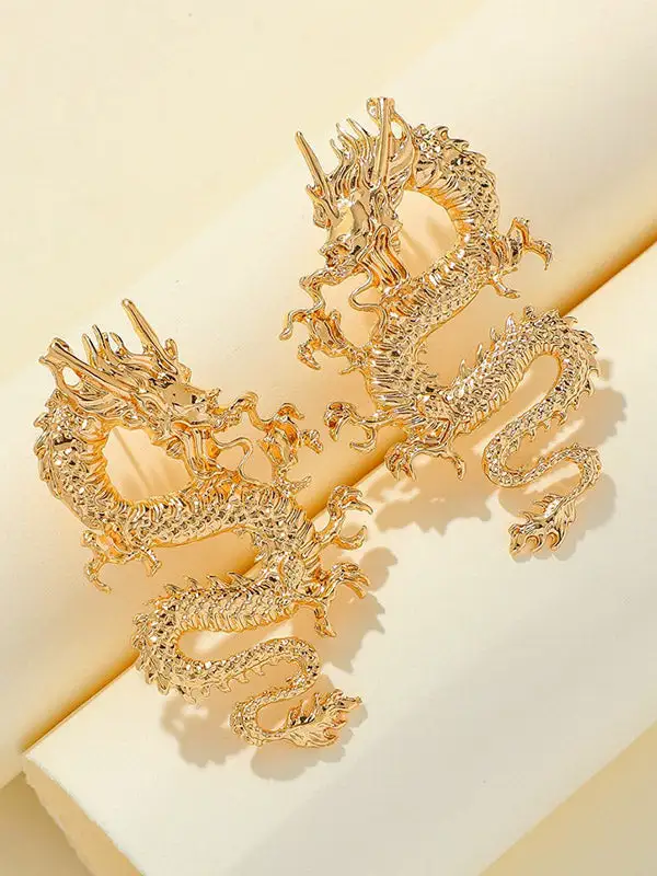 Balanced Artisan-Inspired Drop Earrings