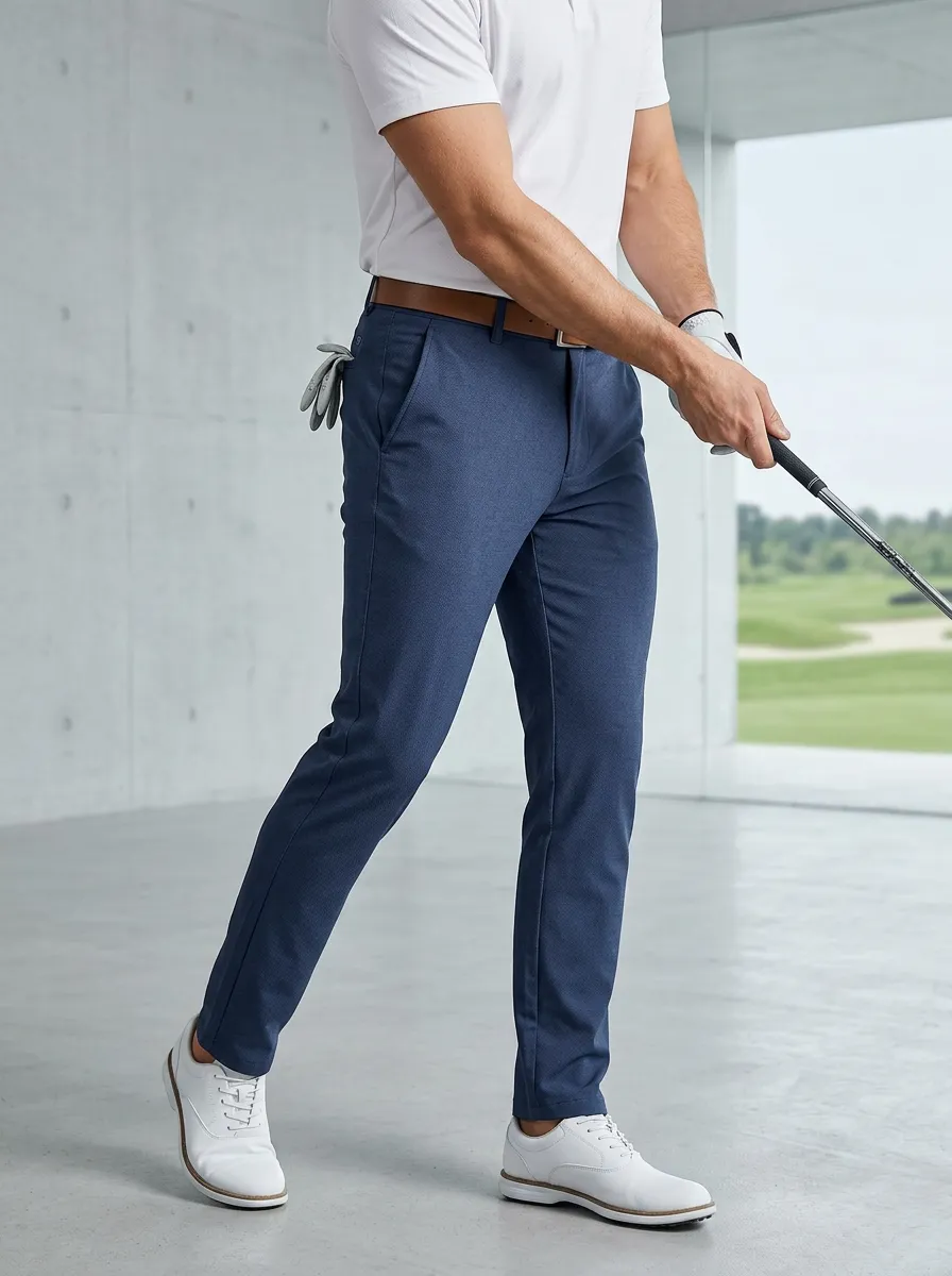 Men's Relaxed Performance Stretch Golf Pants