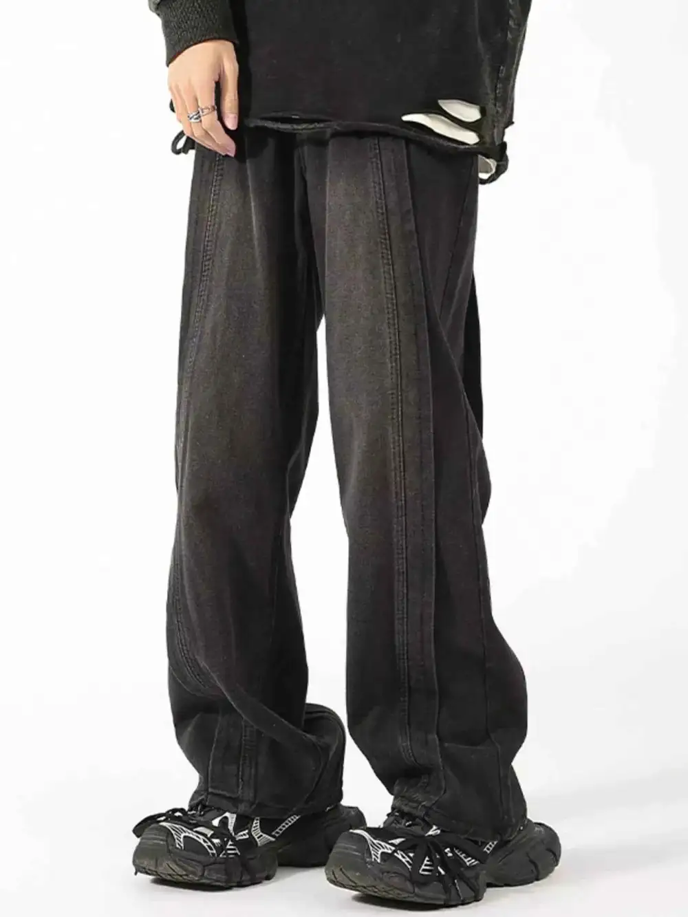 Everyday Washed Wide Leg Jeans