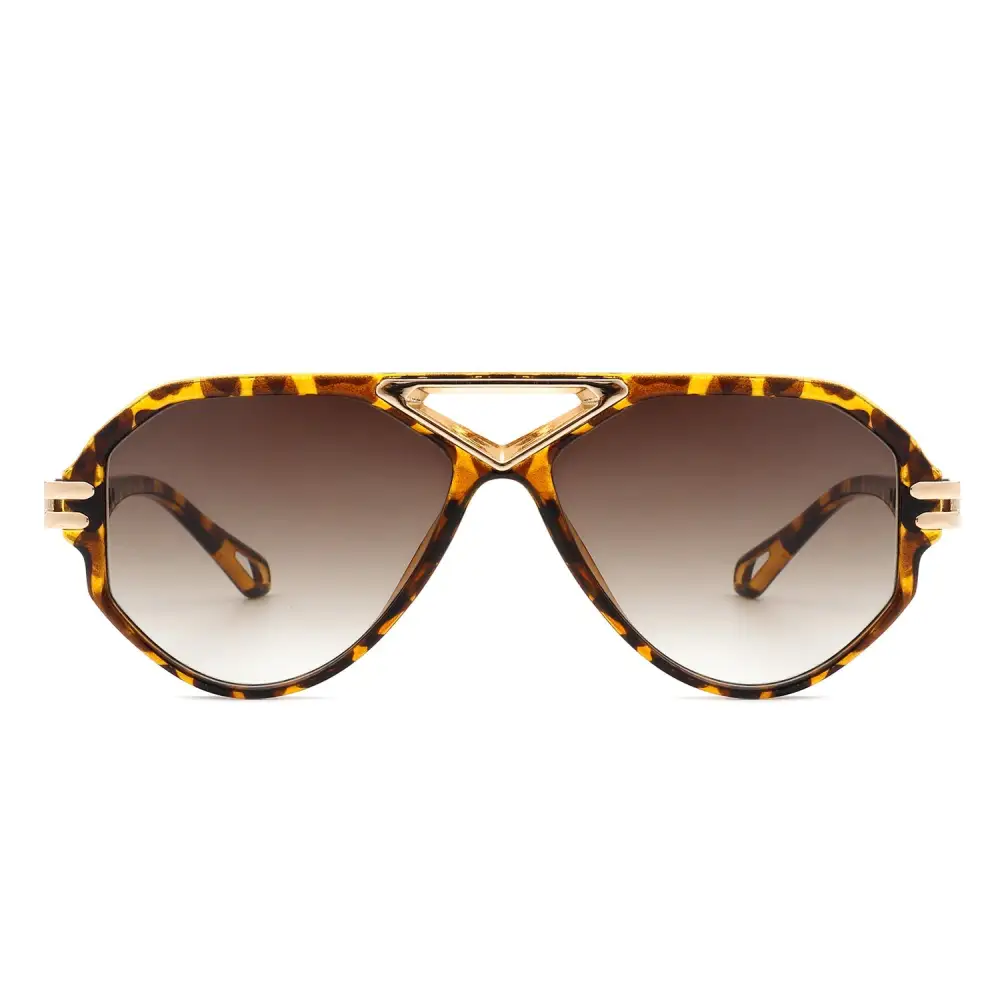 Jelly Round Geometric Frame Sunglasses