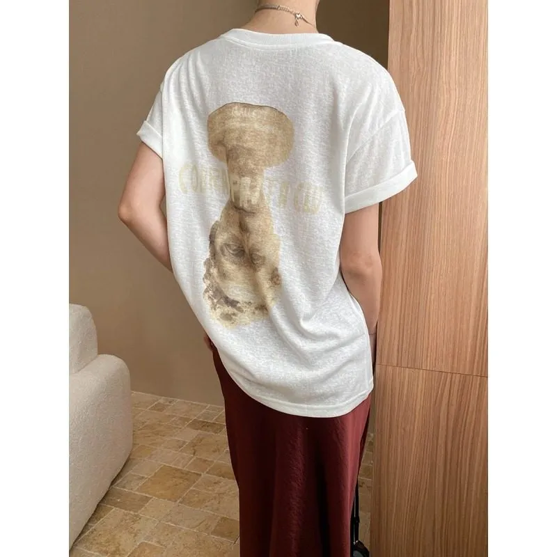 Women's Round-Neck Relaxed T-Shirt