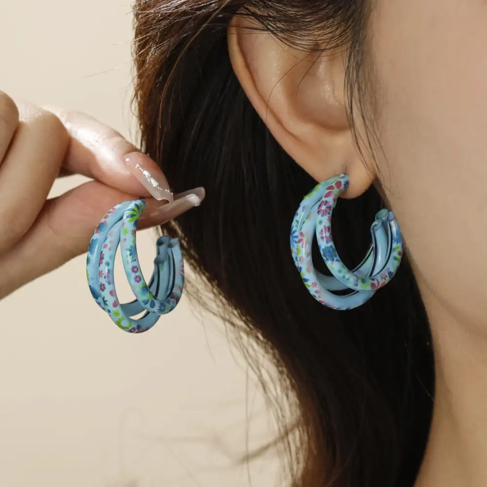 Minimal Geometric Statement Earrings