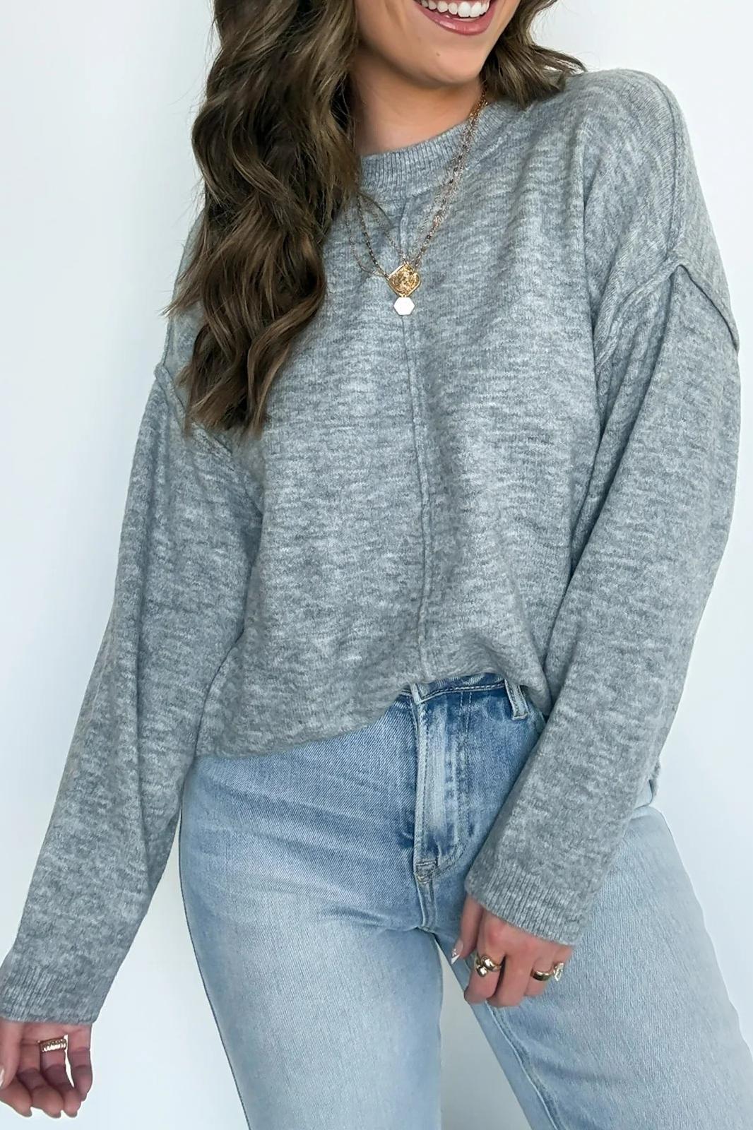 Oversized Round Neck Sweater