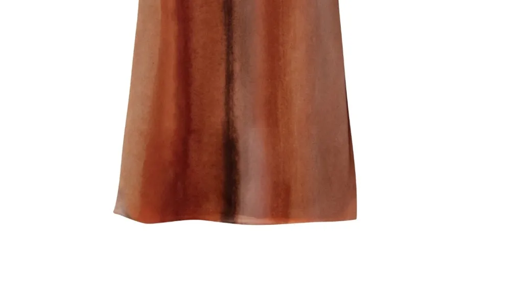 Printed Chiffon Maxi Skirt
