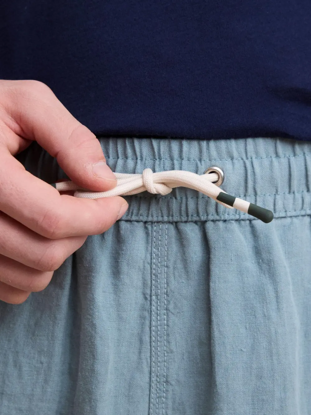 Loose Casual Comfortable Breathable Celadon Green Swim Trunks