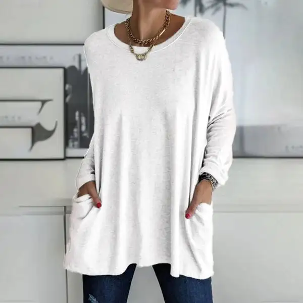  Relaxed Long Sleeve Top