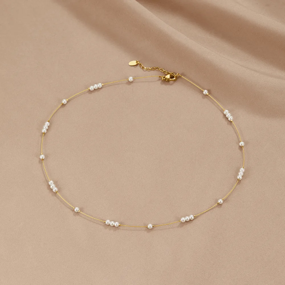 Everyday Pearl Adjustable Necklace