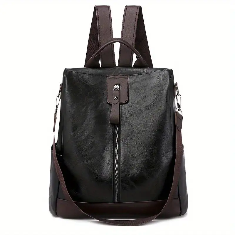 Leather Vegan Casual Backpack