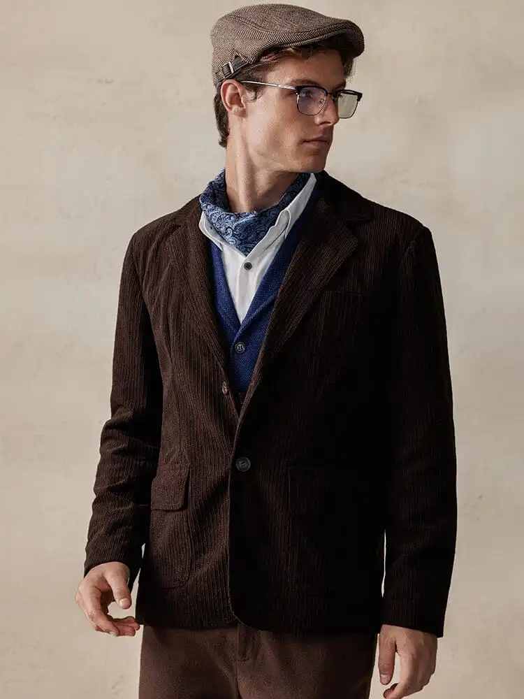 Corduroy Blazer Jacket