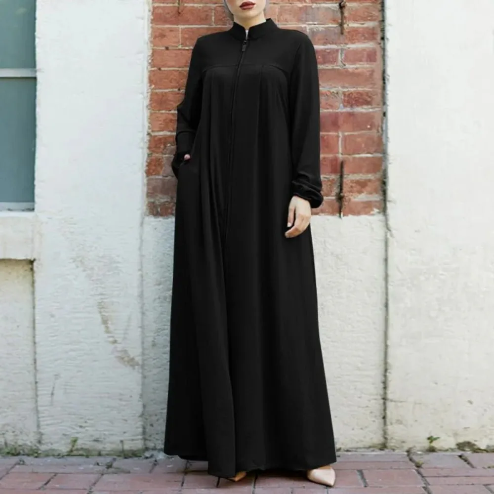 Relaxed Modern Flowing Modest Maxi Dress