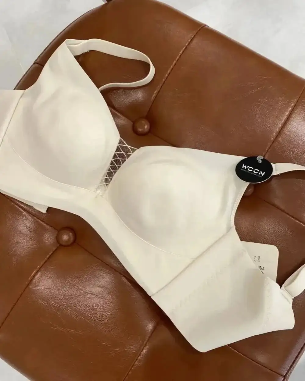 Soft Cup Bra with Decorative Mesh