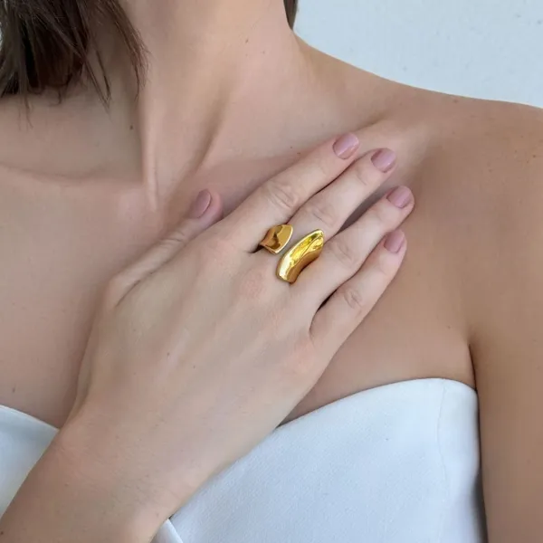 Classic Open-Band Fashion Ring