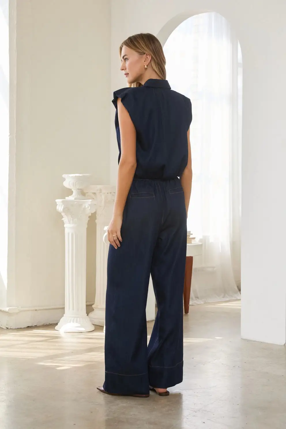 Bubble Hem Padded Top Sets