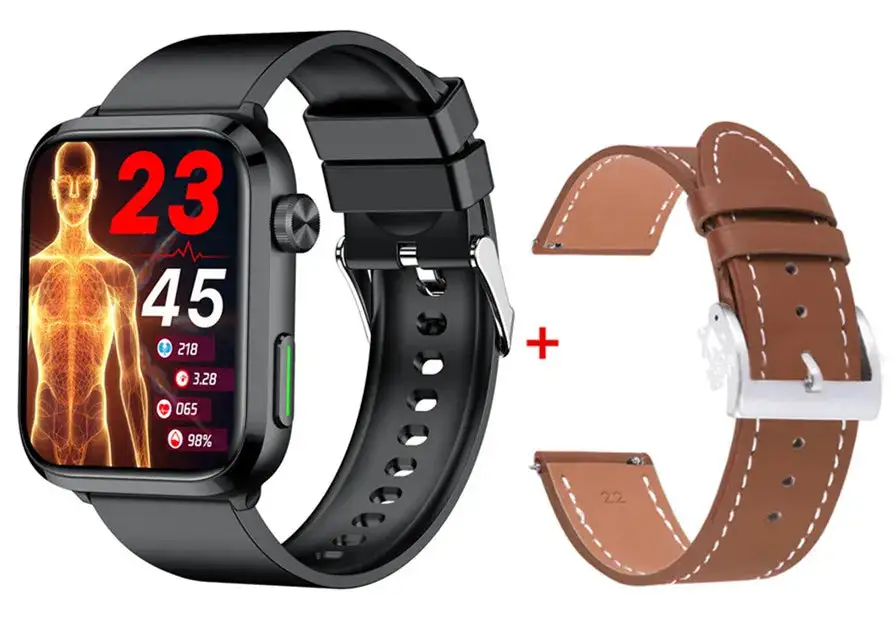 LaserHealth Pro® - Stabilize blood pressure, control blood sugar, uric acid and blood Lipid Smartwatch