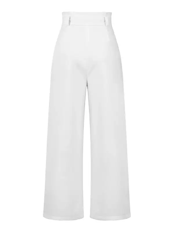 Trousers Versatile Wide Leg Belt