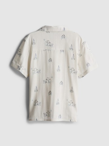 7-15yrs | Printed Textured Shirt detail 1
