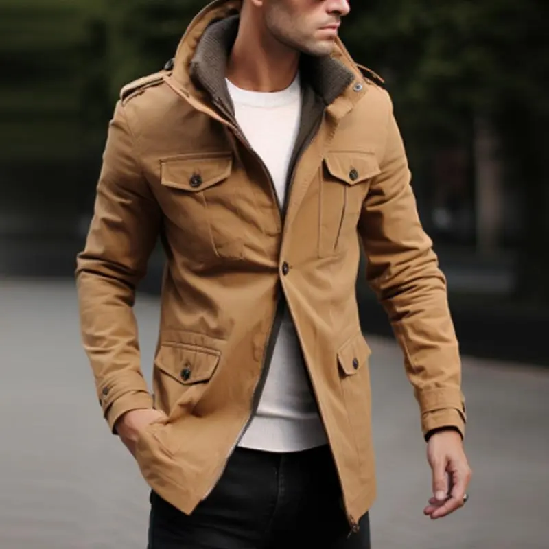 Pocket Washed Field Jacket