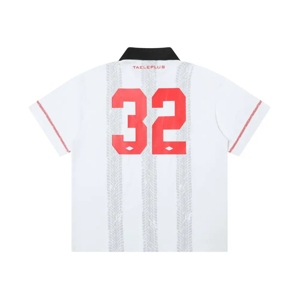 Men's Printed Lapel Sports Shirt