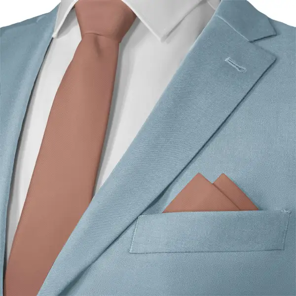 Crisp Modern Solid Pocket Square