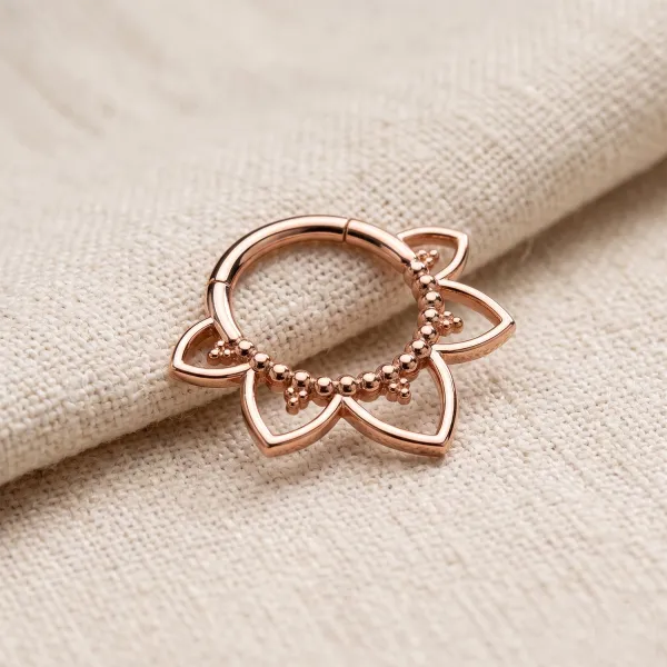 Essential Titanium Clicker Hoop Ring