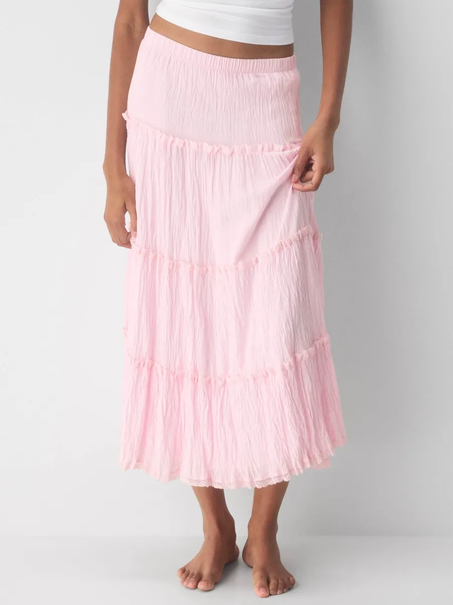 Ruffled Tiered Skirt