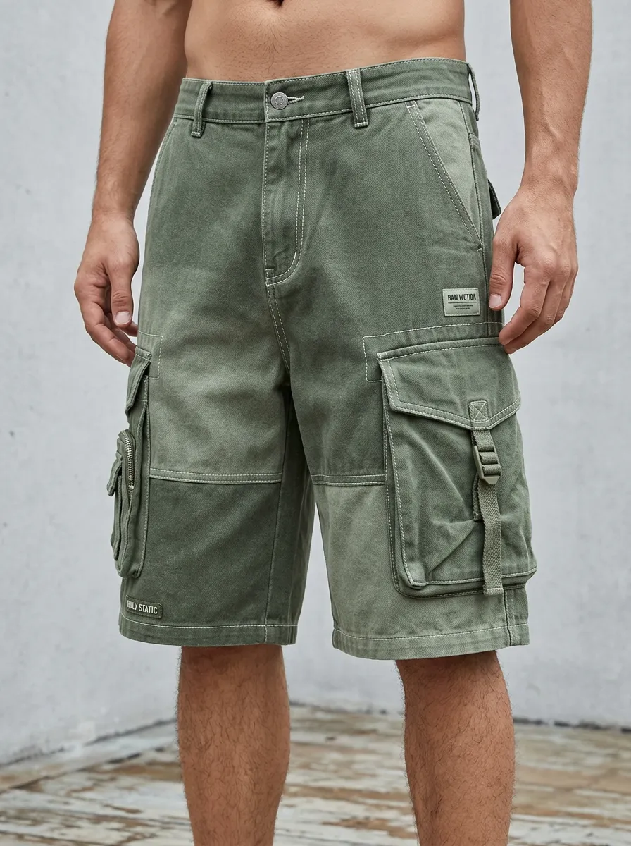 Cargo Multi-Pocket Men's Cargo Shorts