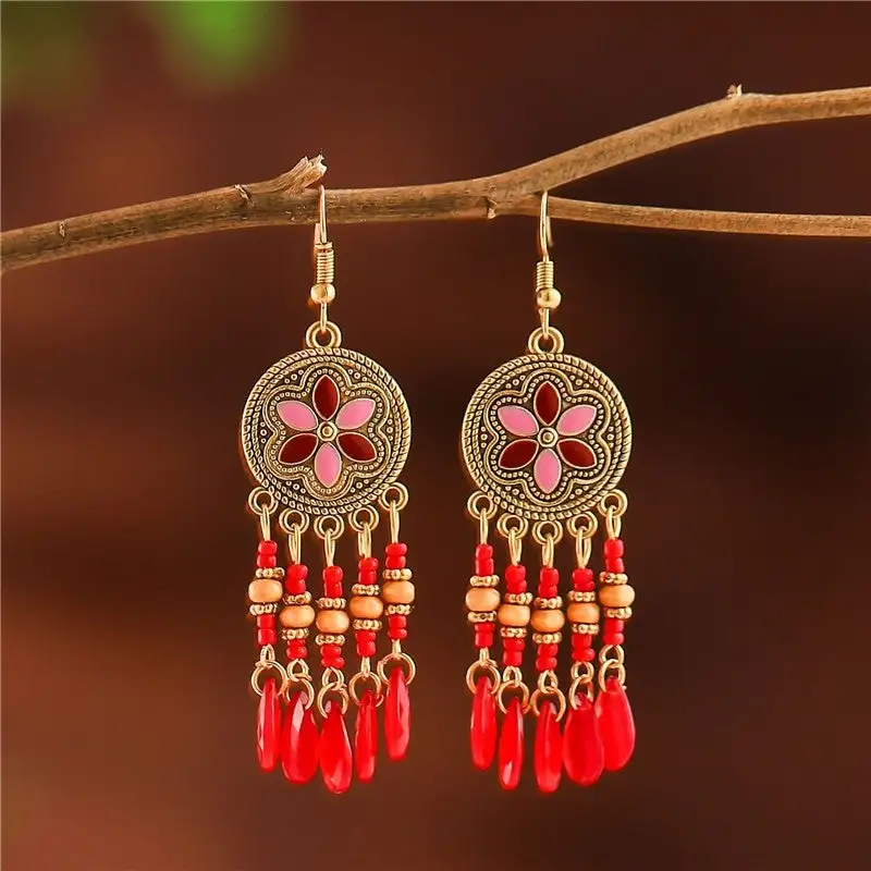 Artful Tassel Drop Earrings