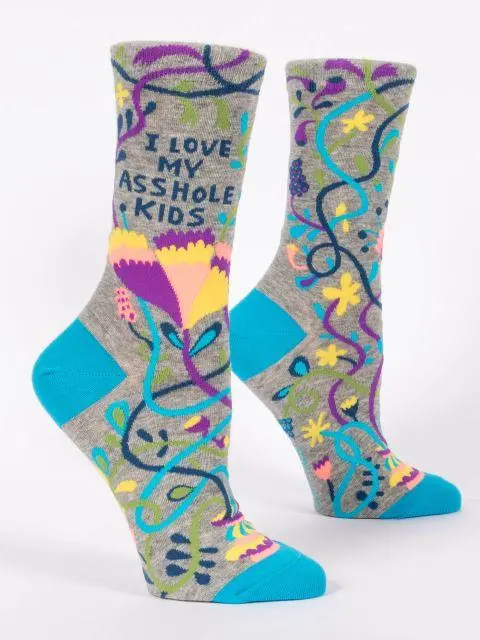 Women's I Love My Asshole Crew Socks