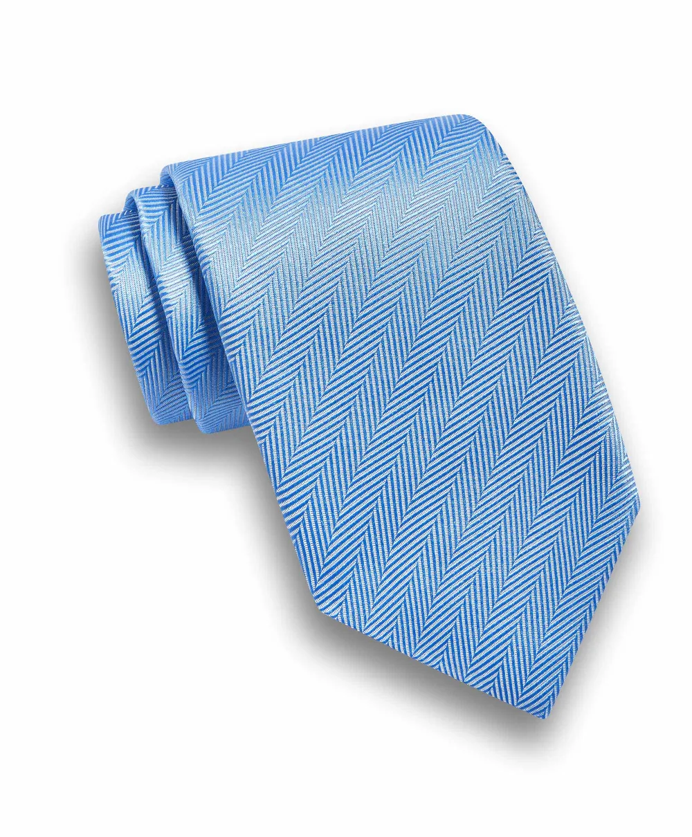 Herringbone Jacquard Silk Tie