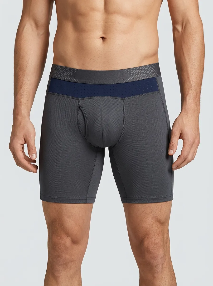 Active Performance Athletic Essential Men's Boxer Briefs