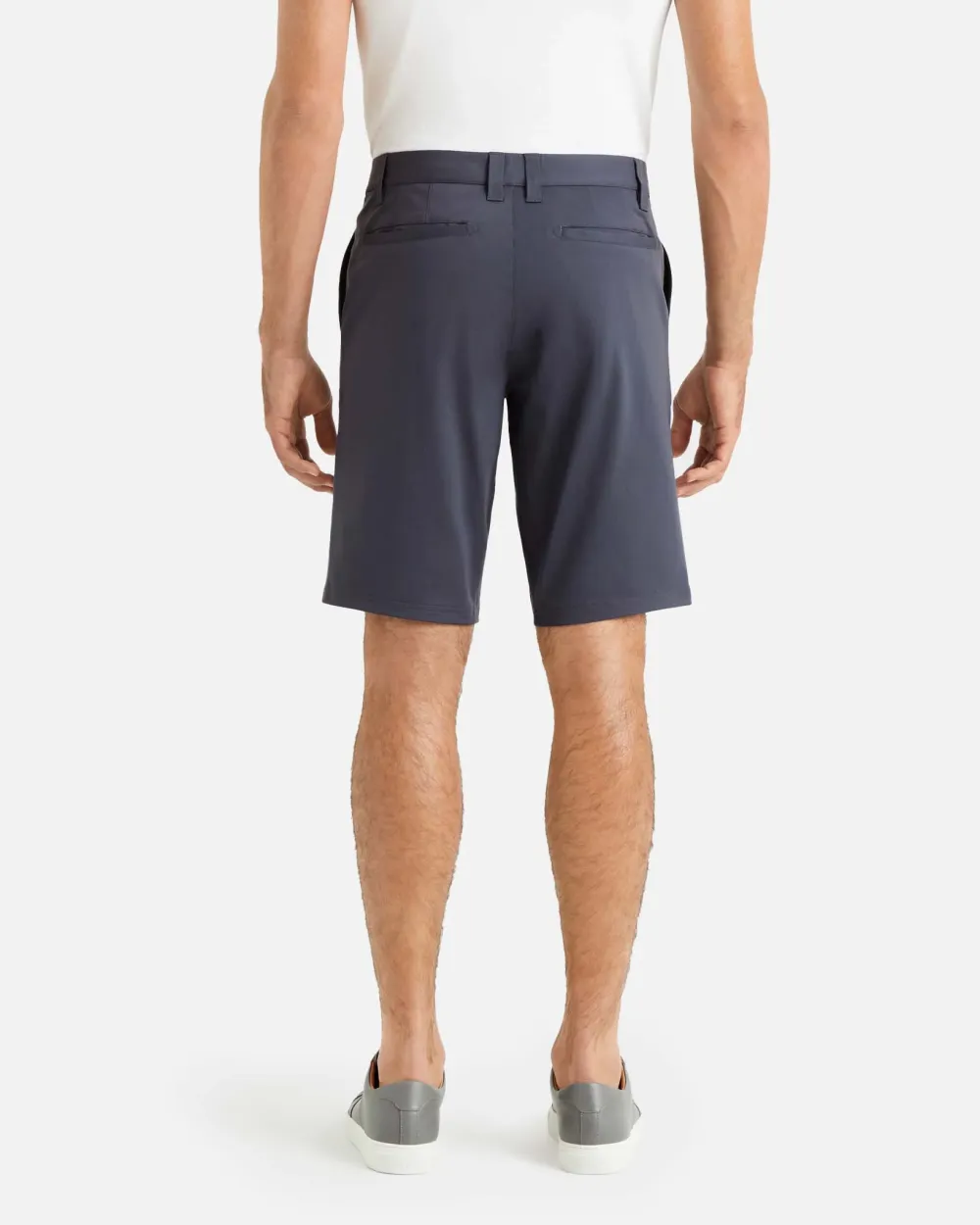 Earth Brown Elastic - Waist Men's Shorts