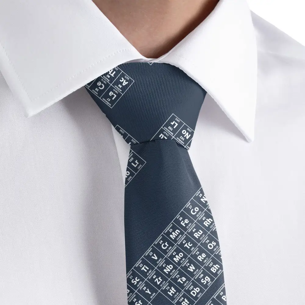 Refined Science Motif Necktie