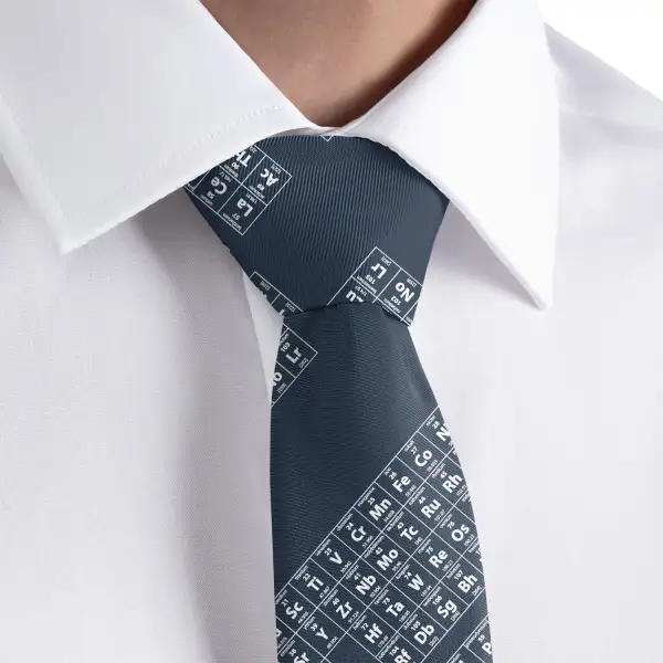 Refined Science Motif Necktie