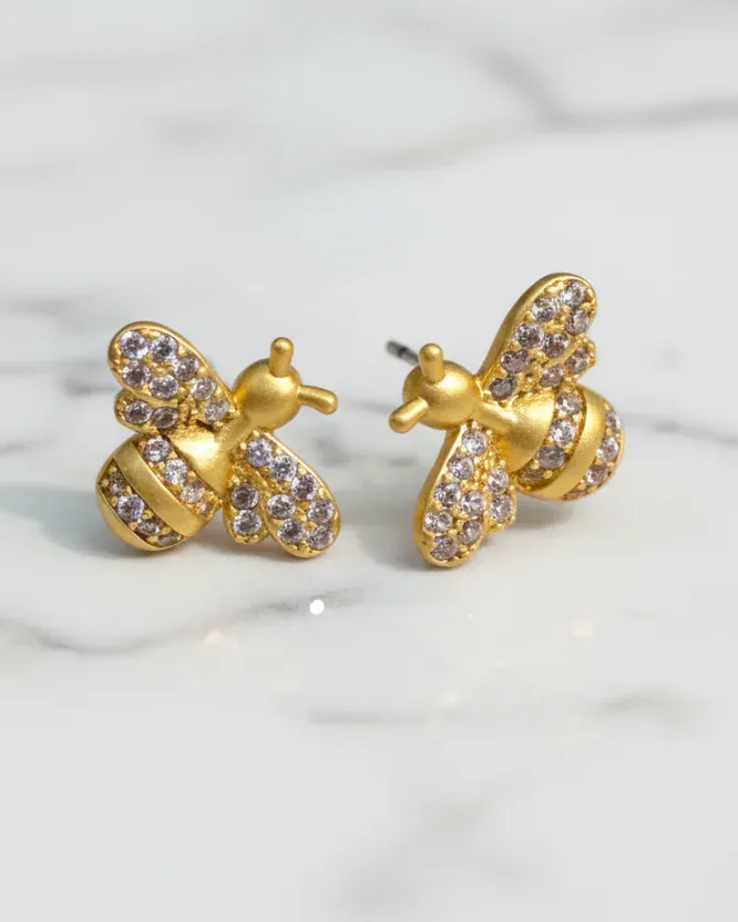 Dainty Crystal Accent Statement Earrings