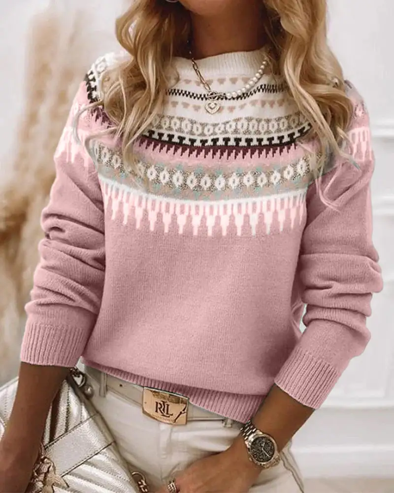 Warm Patterned Sweater