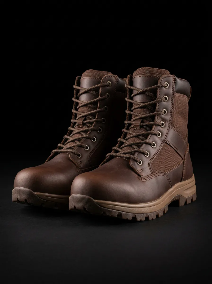Men's Reinforced Mixed-Media Tactical Work Boots