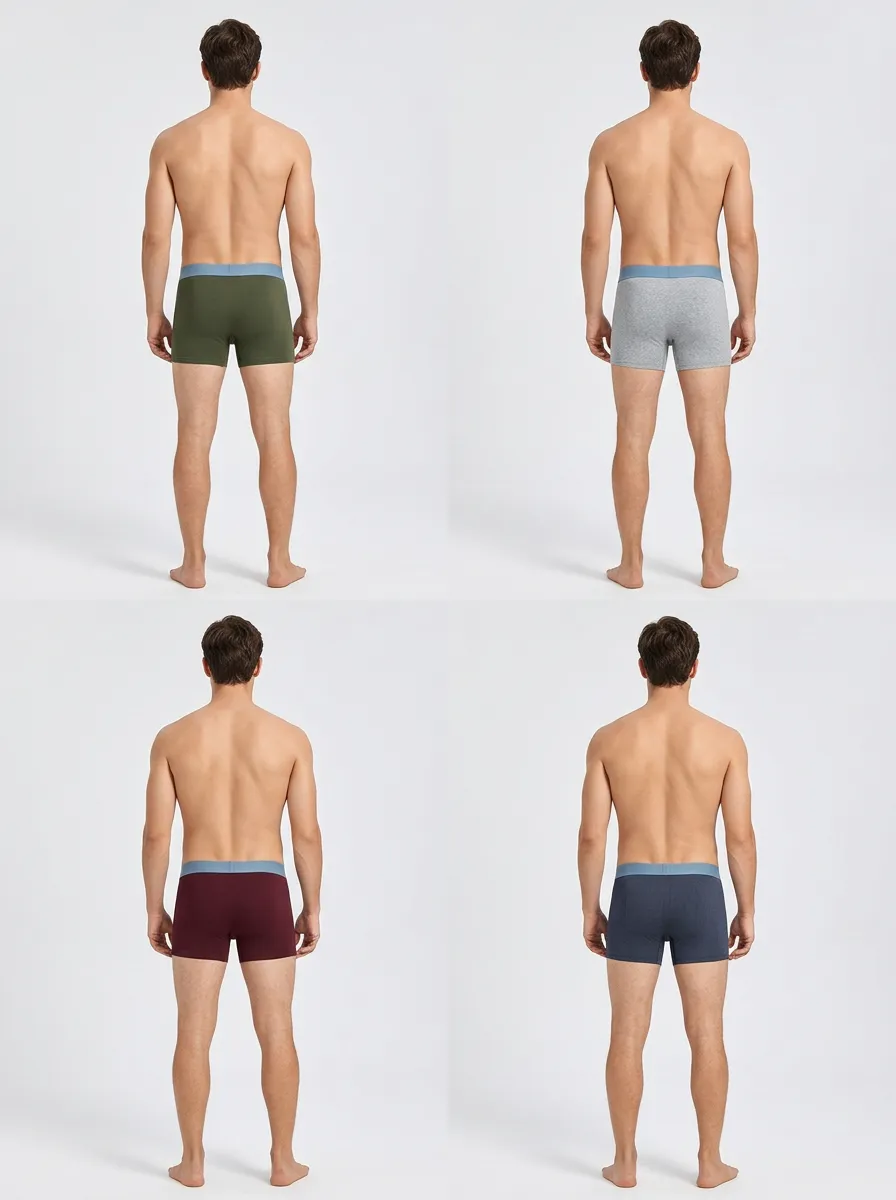 Striped Patterned Boxer Briefs