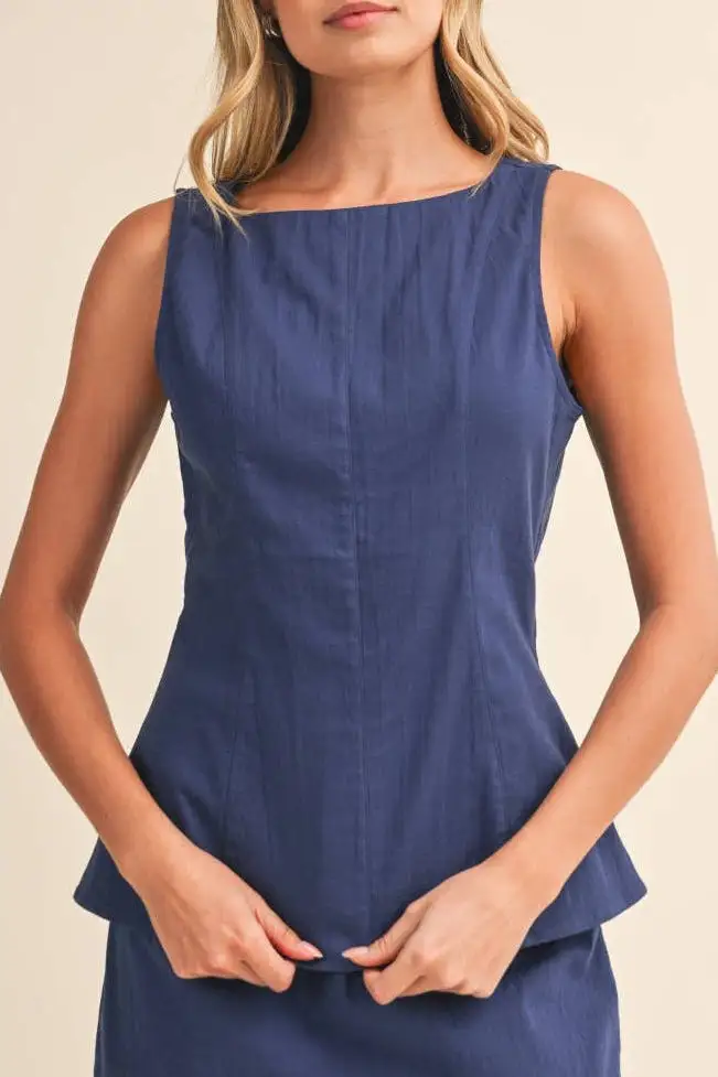 Peplum Women's Blouse Top