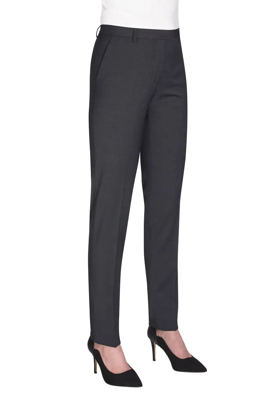 Women's Slim Leg Tailored Fit Stretch Suit Trousers