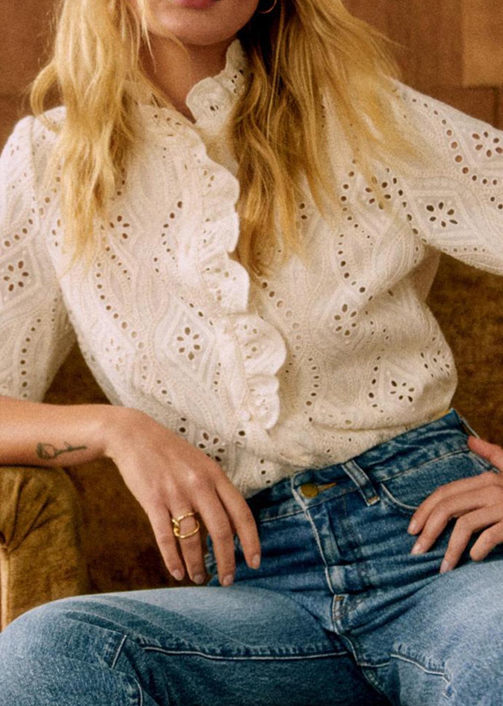 Embroidered Short Sleeved Shirt