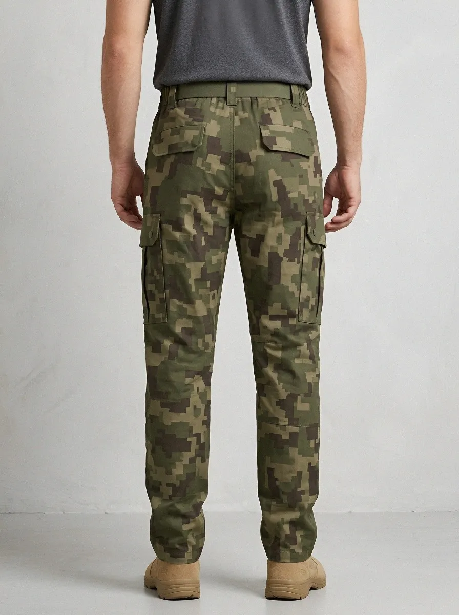 Utility Digital Camo Camouflage Cargo Pants