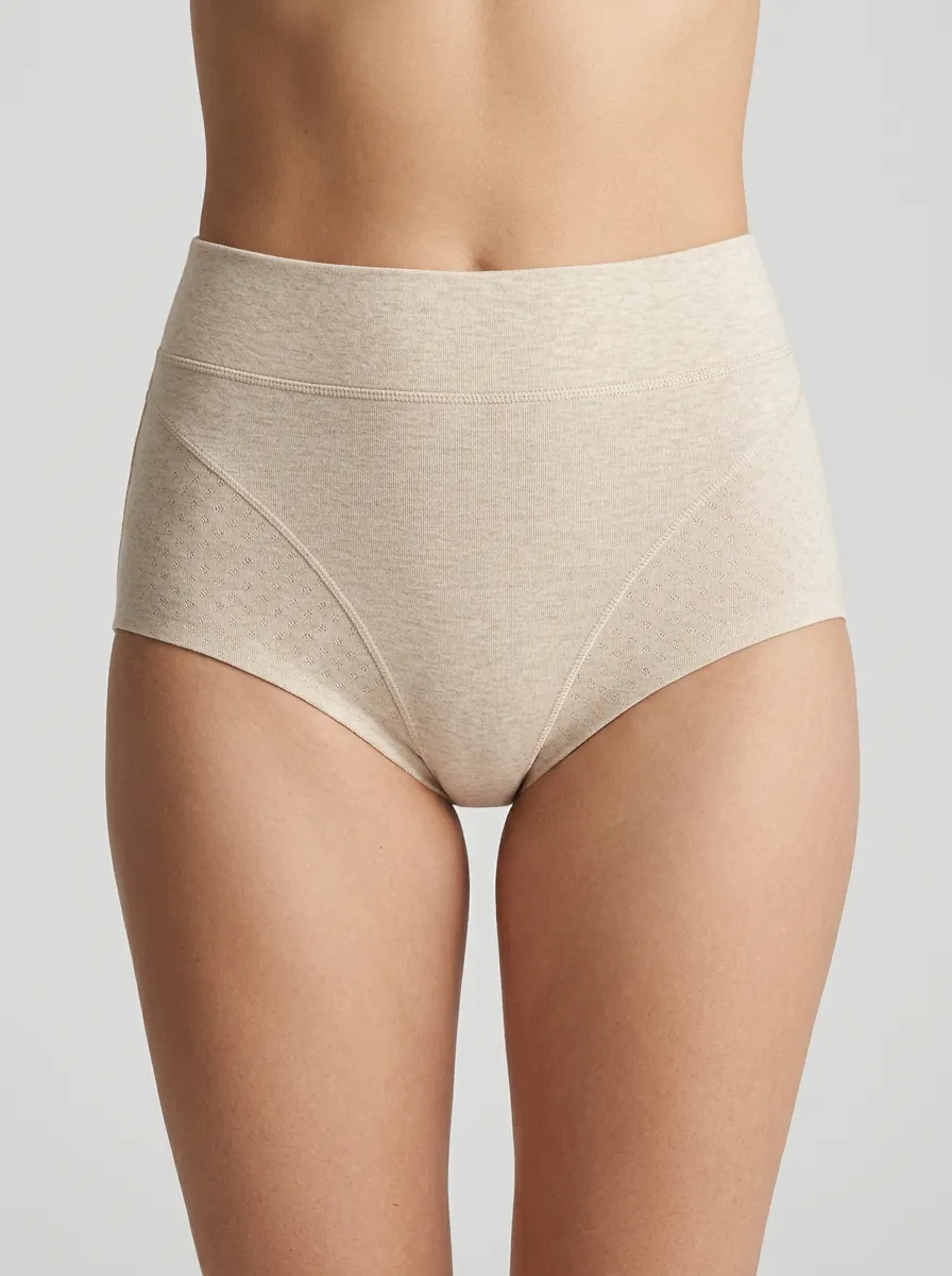Women's High-Waisted Seamless Textured Panties